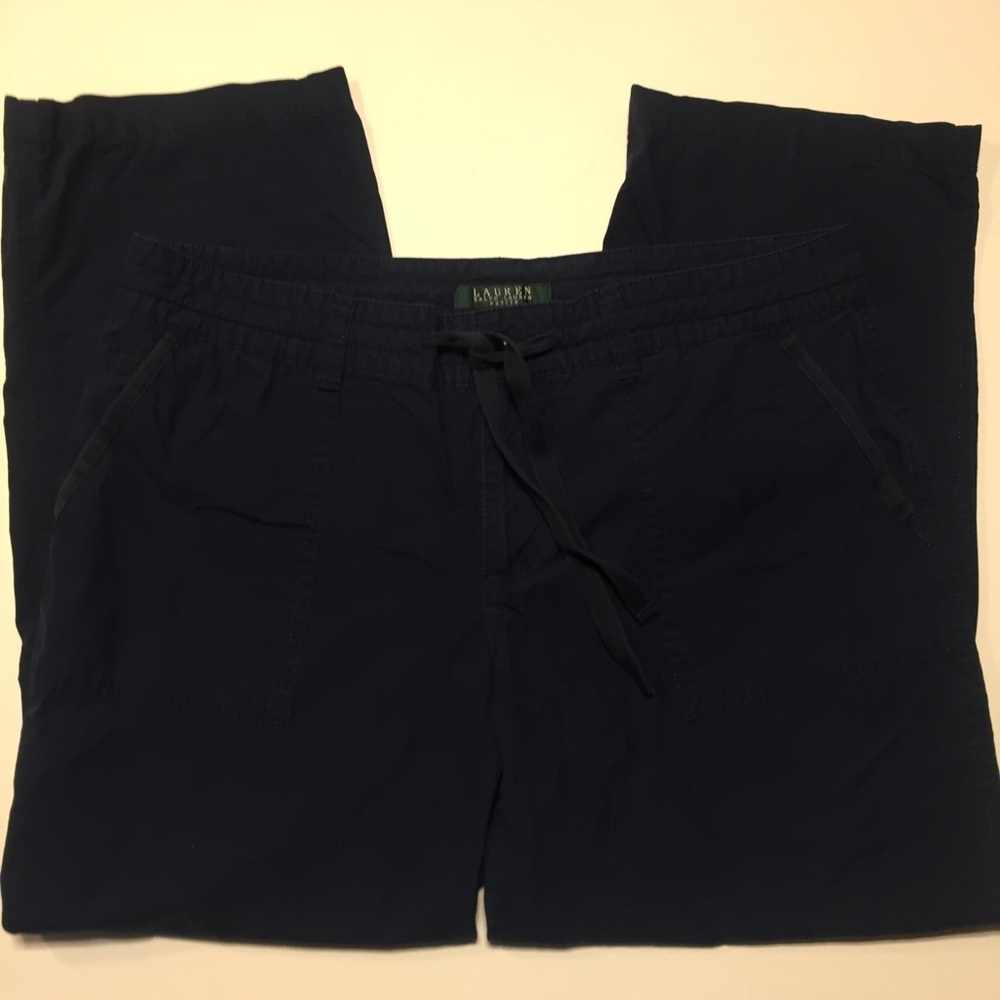 Ralph Lauren Petite Cotton Cropped Pants